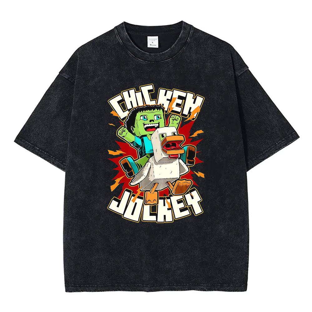 Funny Chicken Game Graphic Washed Tshirt I Lover Miners T Shirts Men Women Fashion Oversized Tshirt Unisex Casual Cotton Tops S
Funny Chicken Game Graphic Washed Tshirt I Lover Miners T Shirts Men Women Fashion Oversized Tshirt Unisex Casual Cotton Tops S