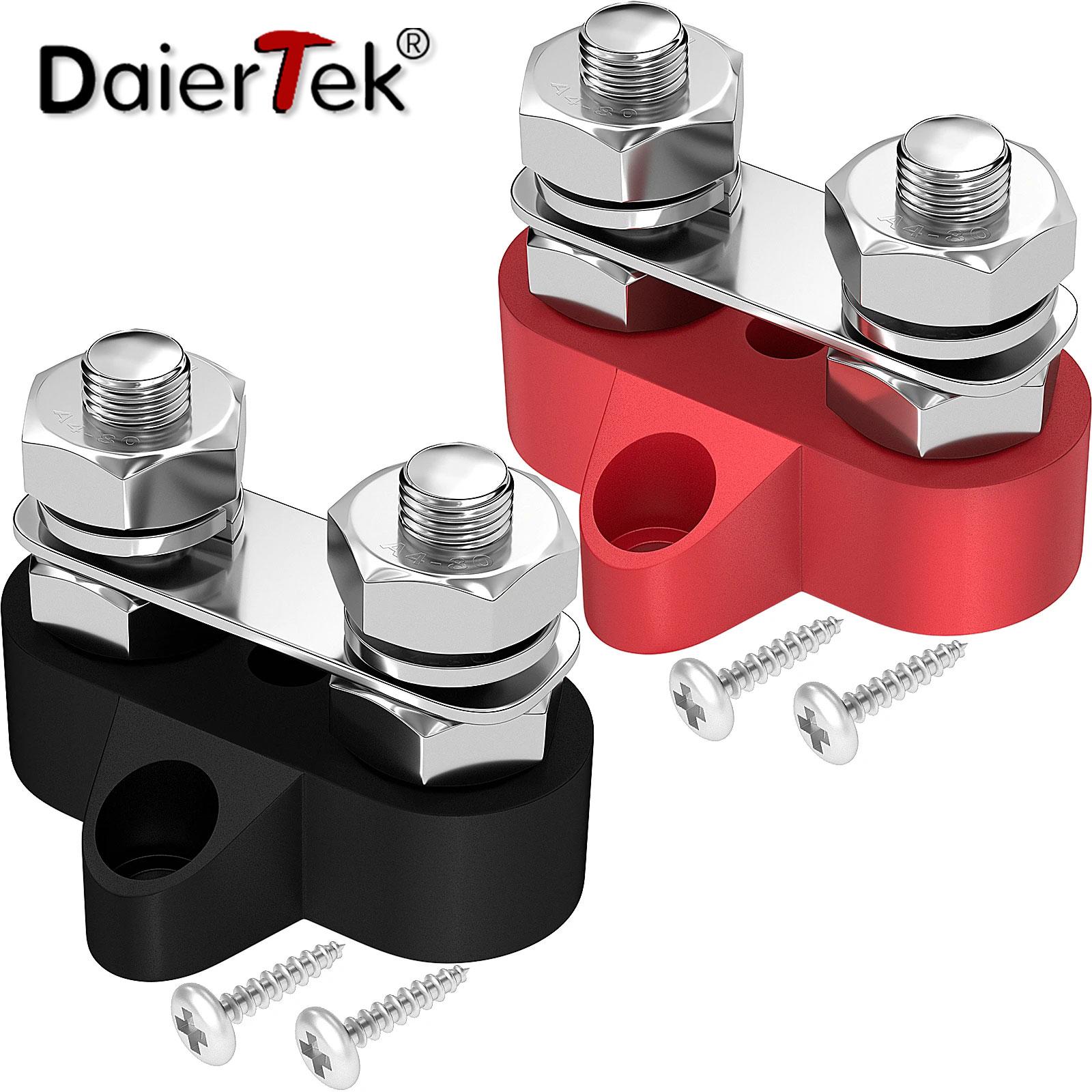 DaierTek 5/16 Terminal Block Studs M8 48V Junction Block Bus Bar Insulated Dual Power Distribution Stud Positive Negative RV
DaierTek 5/16 Terminal Block Studs M8 48V Junction Block Bus Bar Insulated Dual Power Distribution Stud Positive Negative RV