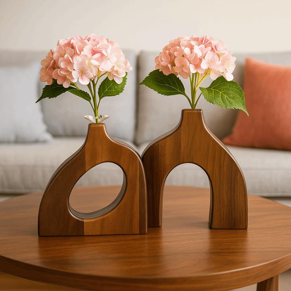 Simple Style Wooden Vase Solid Wood Nordic Style Vase Handicrafts Floral Arrangement Vase Home коричневий
Simple Style Wooden Vase Solid Wood Nordic Style Vase Handicrafts Floral Arrangement Vase Home коричневий