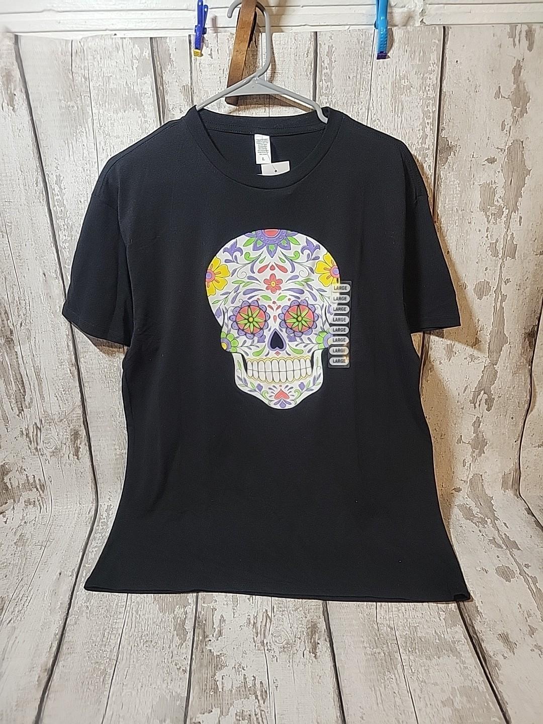 Colorful Skull/ Day Of The Dead/ Halloween T-shirt UNISEX Size Large NWT 5XL різнокольоровий
Colorful Skull/ Day Of The Dead/ Halloween T-shirt UNISEX Size Large NWT 5XL різнокольоровий