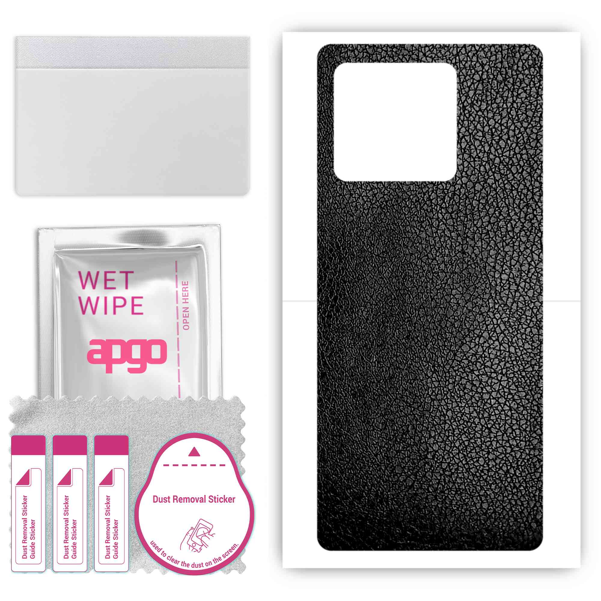 Apgo Protective Skin Sticker для задньої панелі, сумісної з Xiaomi 13 Pro, Wrap Film, Foil, Vinyl - Pattern Black Leather
Apgo Protective Skin Sticker для задньої панелі, сумісної з Xiaomi 13 Pro, Wrap Film, Foil, Vinyl - Pattern Black Leather
