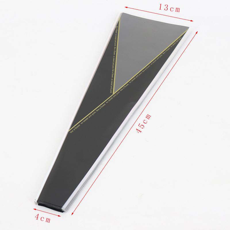 12*4См*45См 50/ Упак. Букет роз Одинарный пакет Материал для упаковки цветов Треугольный пакет для одного букета чёрный
12*4См*45См 50/ Упак. Букет роз Одинарный пакет Материал для упаковки цветов Треугольный пакет для одного букета чёрный