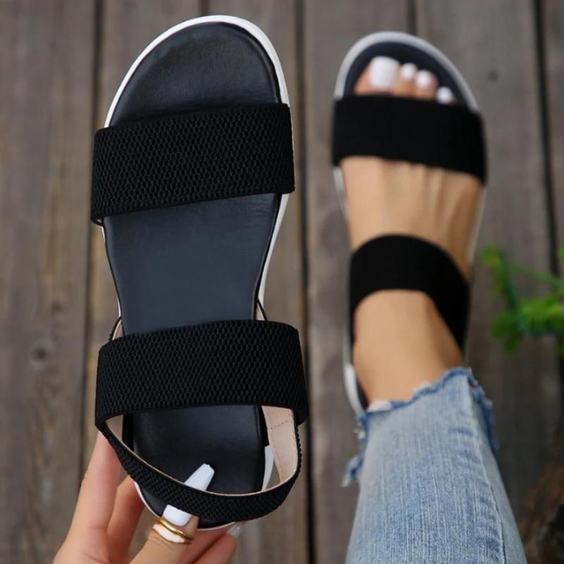 2025 Hot Sale Shoes Female Rome Women s Sandals Summer Casual Sandals Women Outdoor Elastic Band Wedge Plus Size Shoes Women 36 чёрный
2025 Hot Sale Shoes Female Rome Women s Sandals Summer Casual Sandals Women Outdoor Elastic Band Wedge Plus Size Shoes Women 36 чёрный