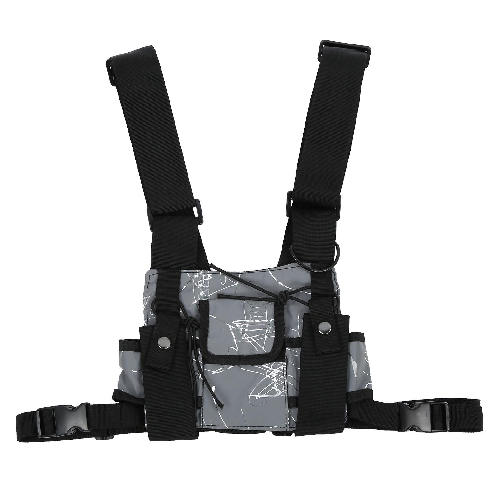 Reflective Fabric Multifunction Tactics Vest Adjustable Strap Waistcoat Equipment for Walkie Talkie
Reflective Fabric Multifunction Tactics Vest Adjustable Strap Waistcoat Equipment for Walkie Talkie