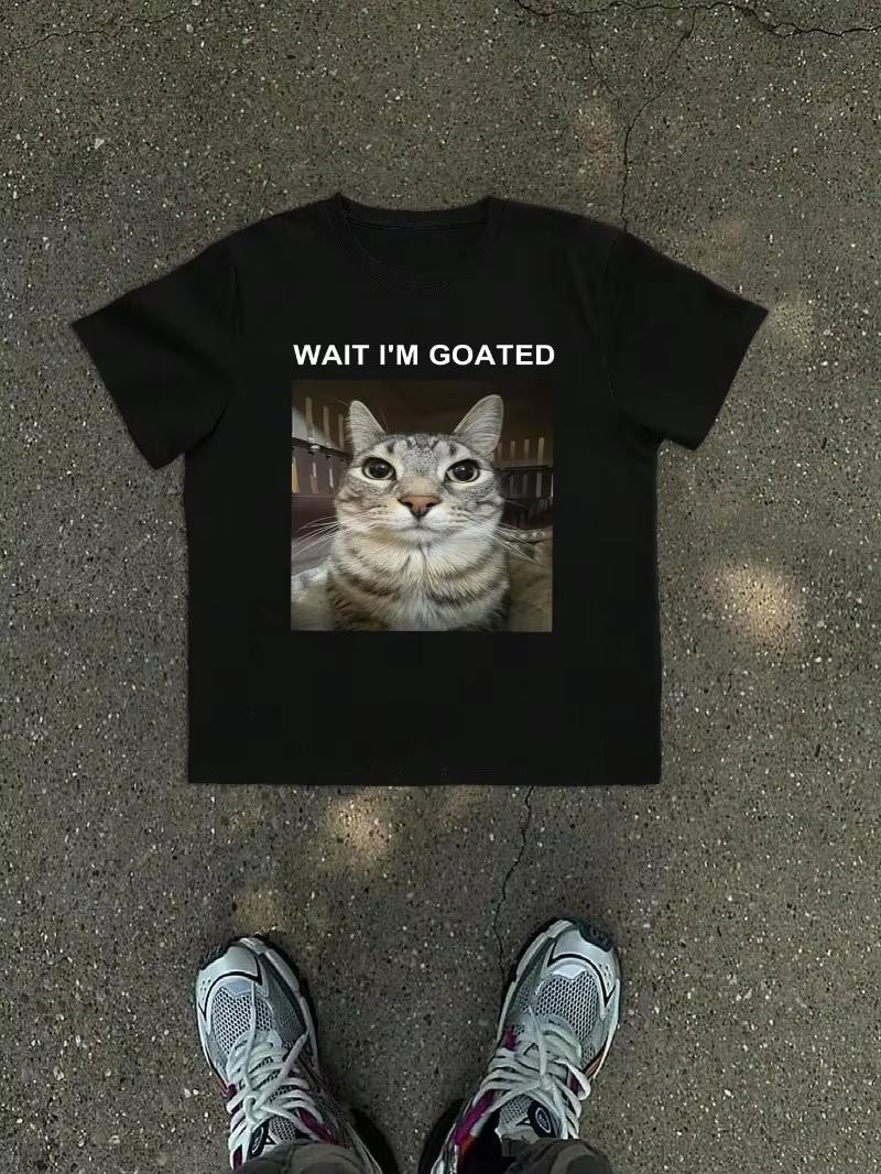 Summer Casual Round Neck Pure Cotton T-shirt for Women Fashion Versatile Top Cute Cat Print Loose Oversized Short Sleeves Men 4XL
Summer Casual Round Neck Pure Cotton T-shirt for Women Fashion Versatile Top Cute Cat Print Loose Oversized Short Sleeves Men 4XL
