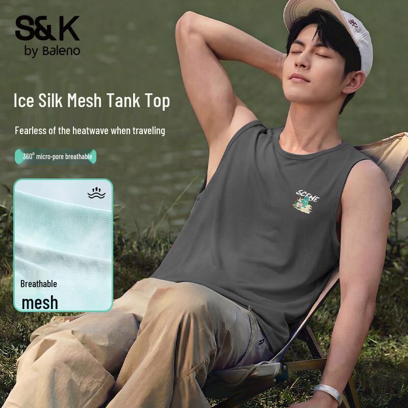 Baleno Men s S&K Ice Silk Quick-Dry Tank Top 5XL
Baleno Men s S&K Ice Silk Quick-Dry Tank Top 5XL