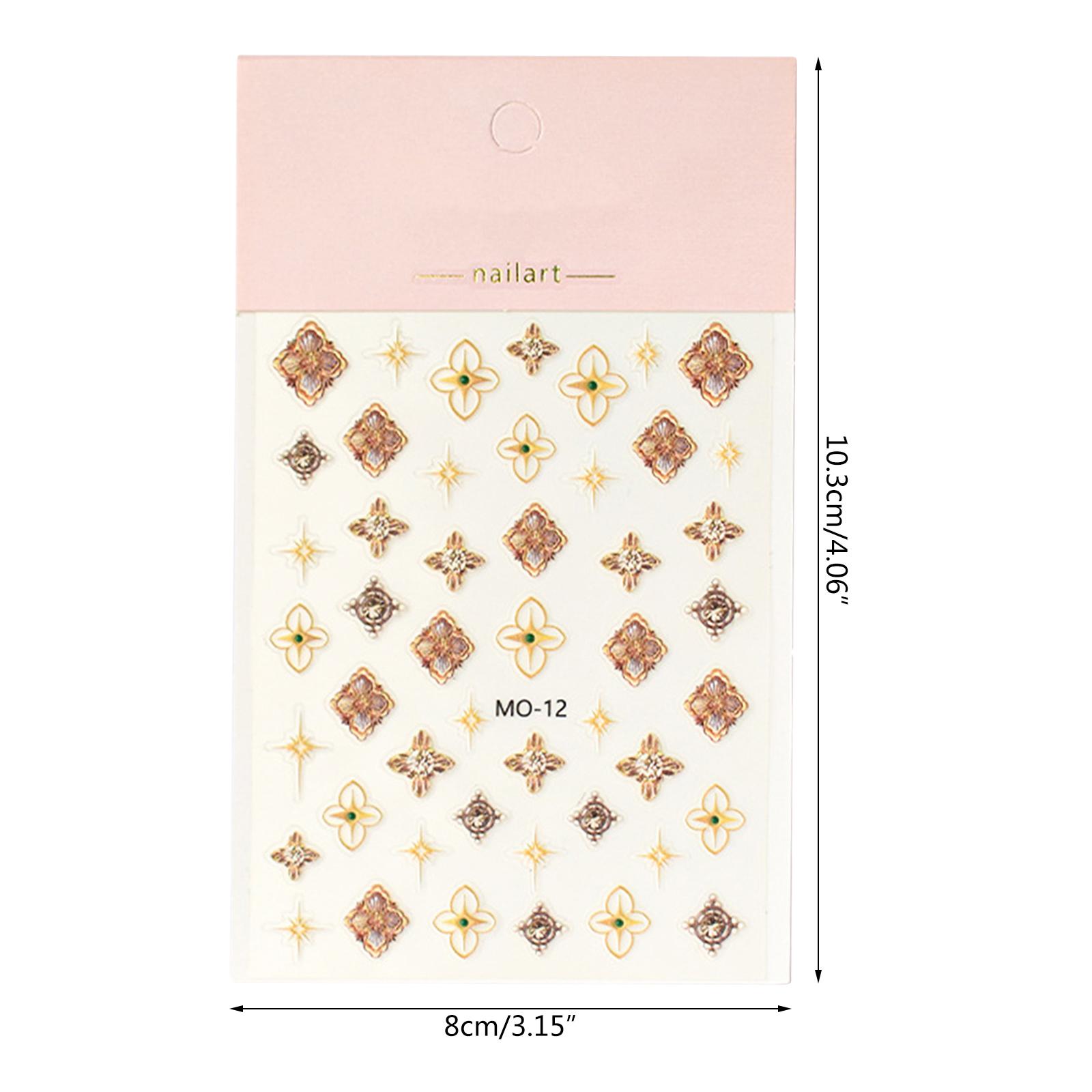 Bronzing Gold Silver Nail Stickers Heart Nail Art Stickers Self-adhsive Nail Decals False Nail Supplies Nail Art-Decor 1
Bronzing Gold Silver Nail Stickers Heart Nail Art Stickers Self-adhsive Nail Decals False Nail Supplies Nail Art-Decor 1
