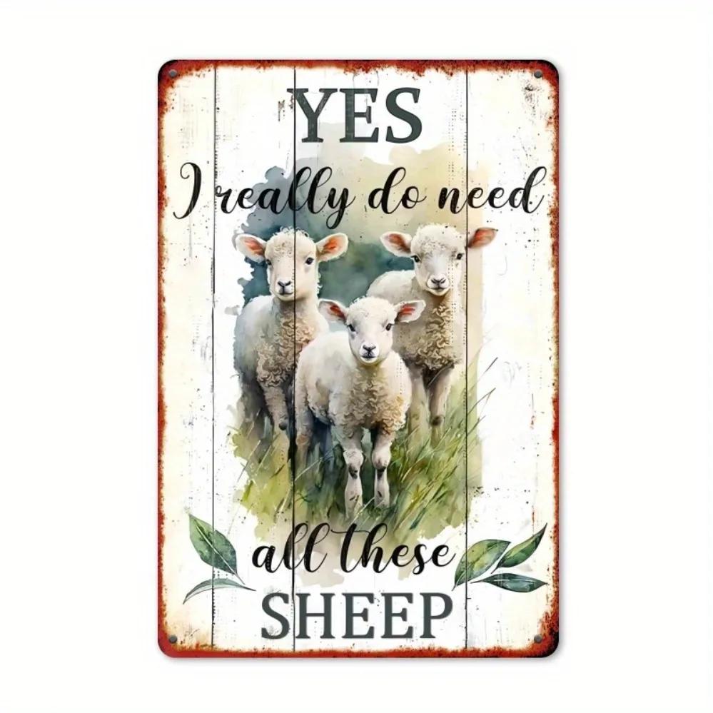 Yes, I Really Need These Sheep Wall Decor Gift: Ideal for Office, Home, Kitchen, Club, Bar & Gym 20x30cm(7.8x11.8inch)
Yes, I Really Need These Sheep Wall Decor Gift: Ideal for Office, Home, Kitchen, Club, Bar & Gym 20x30cm(7.8x11.8inch)