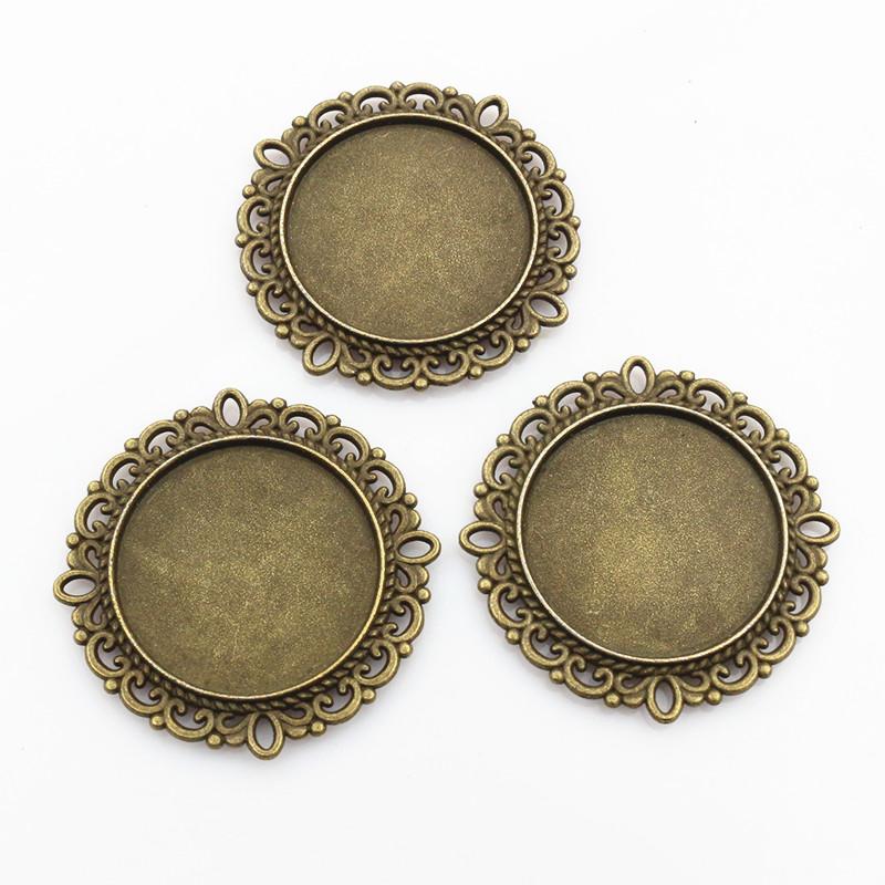 5pcs 25mm Inner Size Double Sides Pendant Cabochons Blank Base Setting Tray Bezel DIY Jewelry Making Accessories Findings бронзовый
5pcs 25mm Inner Size Double Sides Pendant Cabochons Blank Base Setting Tray Bezel DIY Jewelry Making Accessories Findings бронзовый