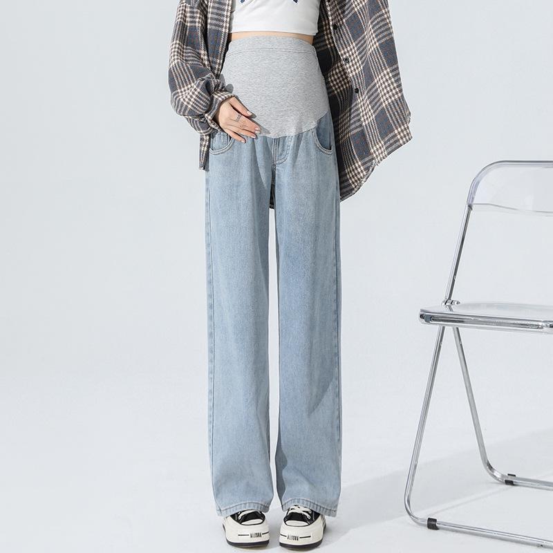 High-Waist Maternity Wide-Leg Jeans - Autumn Style, Slim Fit, Floor-Length, Trendy Loose Drape for Moms 2XL
High-Waist Maternity Wide-Leg Jeans - Autumn Style, Slim Fit, Floor-Length, Trendy Loose Drape for Moms 2XL
