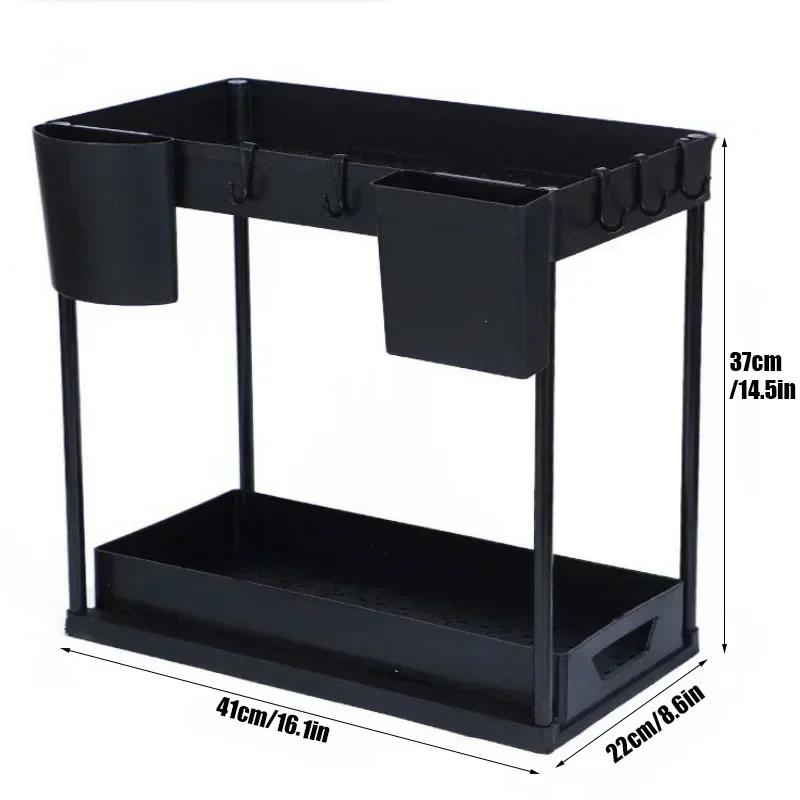 Ящик для хранения вещей в стиле ящика, двухуровневый выдвижной шкаф, многоцелевой держатель с крючком, корзина для хранения на кухне и в ванной
Ящик для хранения вещей в стиле ящика, двухуровневый выдвижной шкаф, многоцелевой держатель с крючком, корзина для хранения на кухне и в ванной