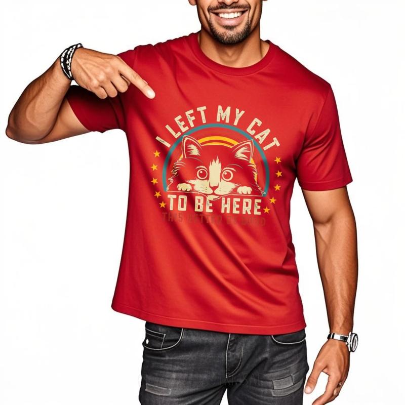 Oversized Summer For Her tshirt I Left My Cat To Be Here This Better Be Good O Neck Teeshirt New Tee Unisex Teeshirt S
Oversized Summer For Her tshirt I Left My Cat To Be Here This Better Be Good O Neck Teeshirt New Tee Unisex Teeshirt S