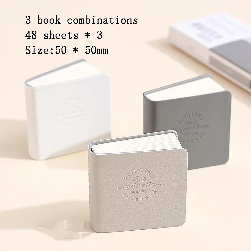3Pcs/set 48 Sheets Mini Drawing Book Square Travel Watercolor Sketchbook PU Cover Portable Student Pocket Notebooks Art Supplies
3Pcs/set 48 Sheets Mini Drawing Book Square Travel Watercolor Sketchbook PU Cover Portable Student Pocket Notebooks Art Supplies