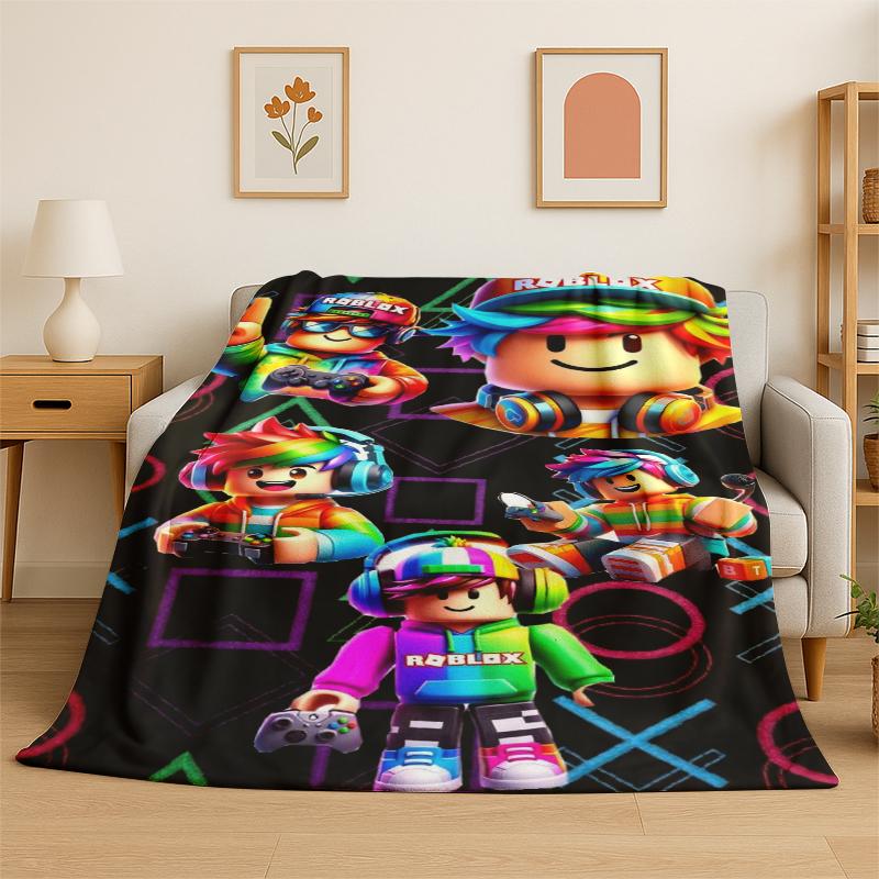 Cartoon R-Robloxs Game Gamer Flannel Blanket Soft Warm Throw Blanket for Bedroom Living Room Bed Travel Camping Picnic Gift 75x90cm
Cartoon R-Robloxs Game Gamer Flannel Blanket Soft Warm Throw Blanket for Bedroom Living Room Bed Travel Camping Picnic Gift 75x90cm
