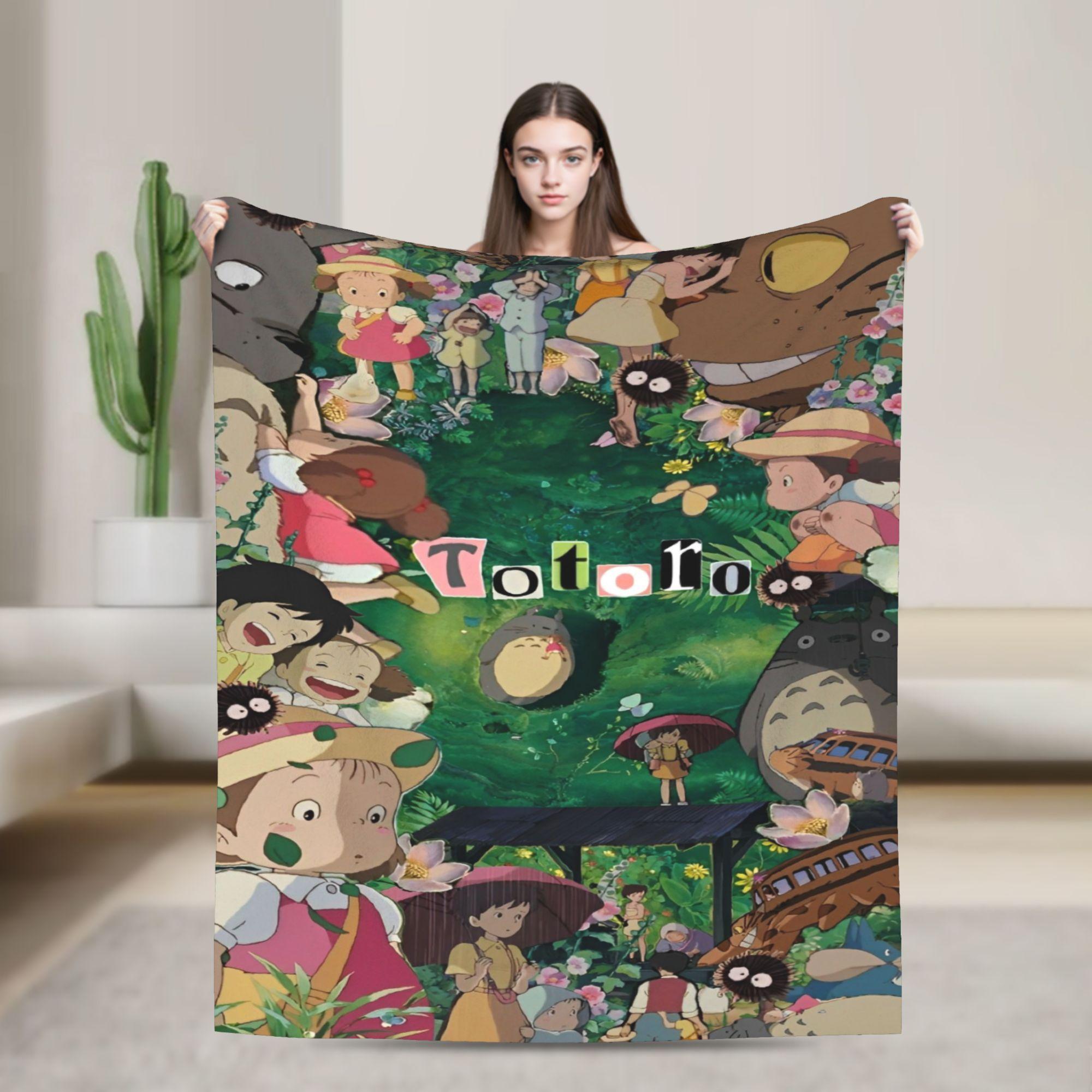 Cartoon Kawaii T-TotorooS Blankets Fleece Anime Film Lightweight Thin Throw Blanket for Airplane Travel Bedroom Quilt 75x90cm
Cartoon Kawaii T-TotorooS Blankets Fleece Anime Film Lightweight Thin Throw Blanket for Airplane Travel Bedroom Quilt 75x90cm