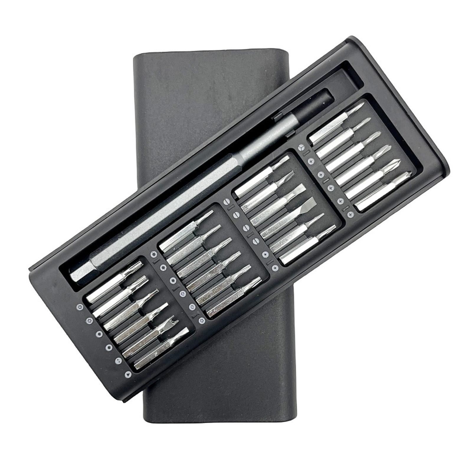 24 in 1 Multi Model Precision Screwdriver Set with Magnetic Bits and Storage Case for Electronics and Small Repairs One Size
24 in 1 Multi Model Precision Screwdriver Set with Magnetic Bits and Storage Case for Electronics and Small Repairs One Size