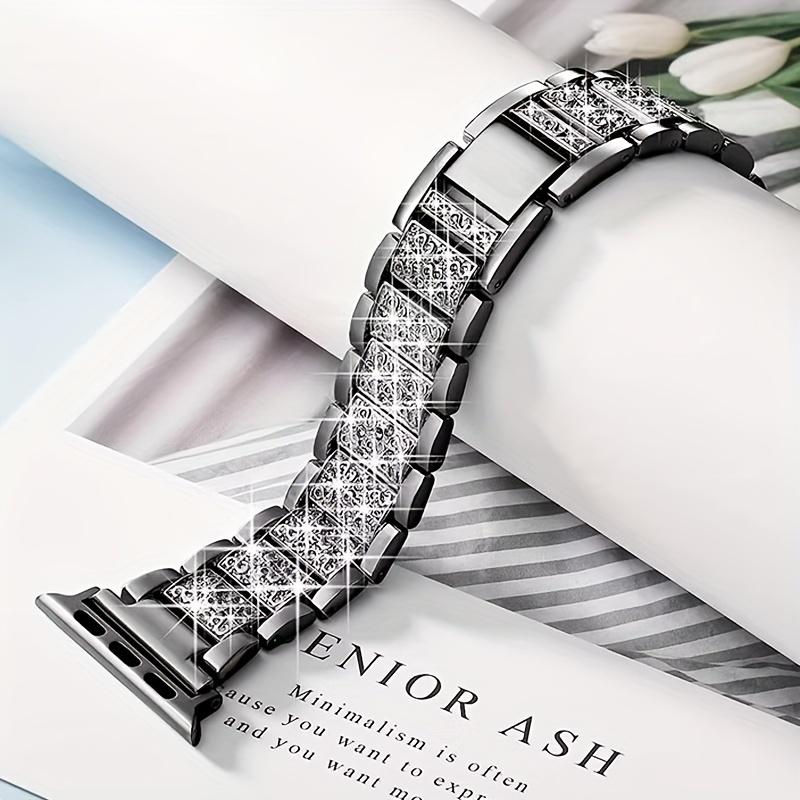 Елегантний ремінець із нержавіючої сталі зі стразами | Унісекс, безпечний і сумісний з Apple Watch Series 1-Ultra 9 (38-49 мм) 384041MM чорний
Елегантний ремінець із нержавіючої сталі зі стразами | Унісекс, безпечний і сумісний з Apple Watch Series 1-Ultra 9 (38-49 мм) 384041MM чорний