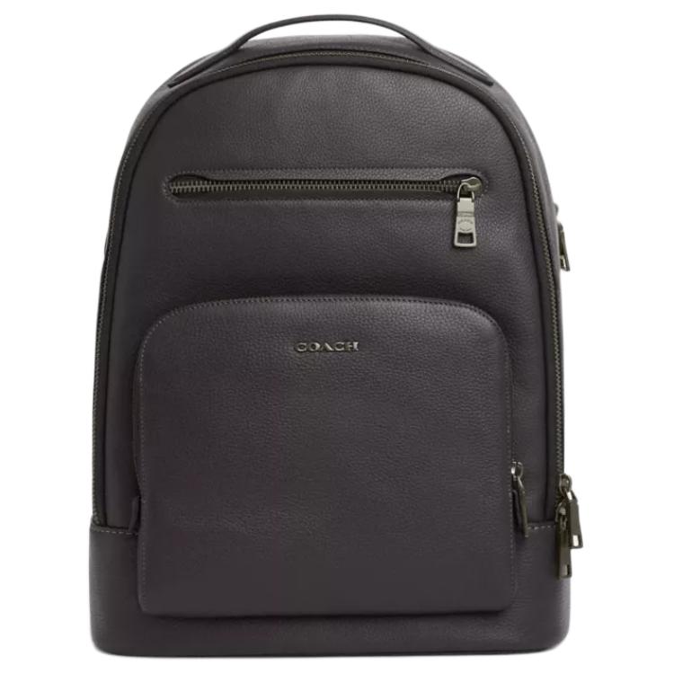 Coach Ethan 32 Logo Zip Closure Litchi Grain Leather Backpack Large Men backpack Graphite CM697-QBGF Basic Set (Bag+Dust Bag)
Coach Ethan 32 Logo Zip Closure Litchi Grain Leather Backpack Large Men backpack Graphite CM697-QBGF Basic Set (Bag+Dust Bag)
