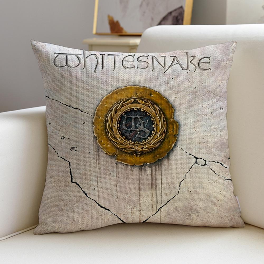 Rock WWhitesnakeS Cushion Cover Breathable and skinfriendly linen pillowcase square removable and washable cushion 30X30cm
Rock WWhitesnakeS Cushion Cover Breathable and skinfriendly linen pillowcase square removable and washable cushion 30X30cm