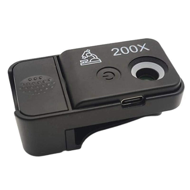 ABNO-New 200X Magnification Phone Mobile Macro Lens USB Mobilephone Microscope Phone Mini Pocket Microscope For Phone чорний
ABNO-New 200X Magnification Phone Mobile Macro Lens USB Mobilephone Microscope Phone Mini Pocket Microscope For Phone чорний