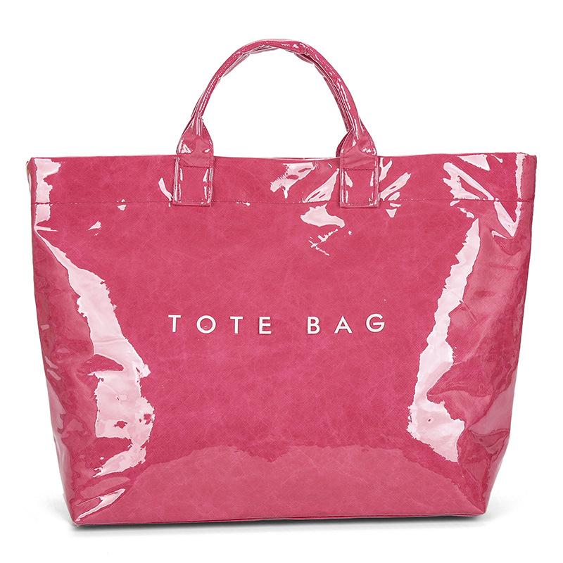 Retro tote bag waterproof DuPont paper shoulder bag fashionable commuting large capacity kraft paper handbag
Retro tote bag waterproof DuPont paper shoulder bag fashionable commuting large capacity kraft paper handbag