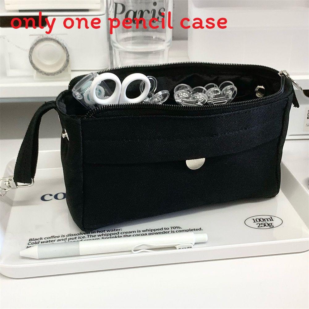 Korean Style Multifunctional Stationery Bag With Durable Canvas Material For Teen Office Use
Korean Style Multifunctional Stationery Bag With Durable Canvas Material For Teen Office Use