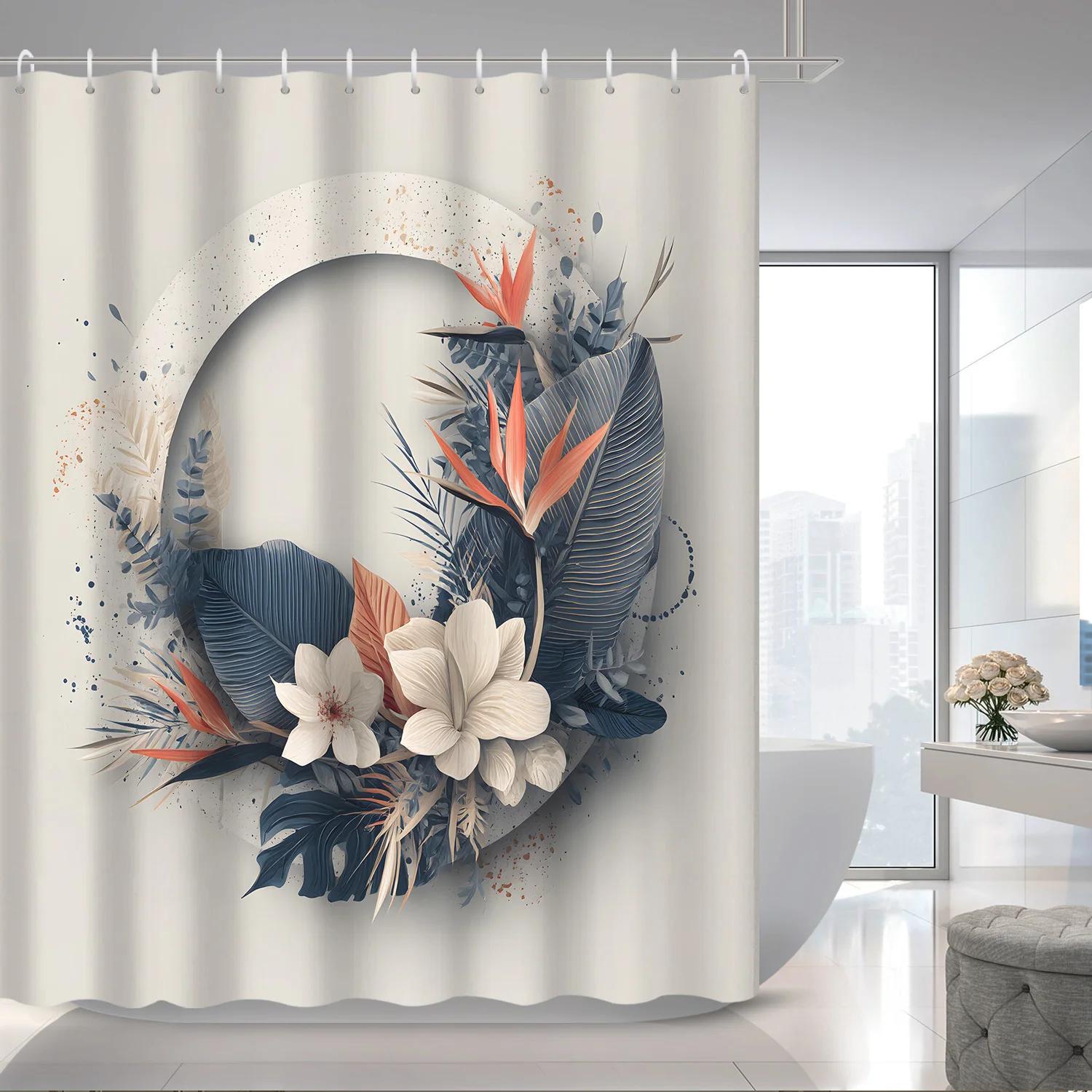 1Pc Modern Art Wedding Flower Arrangement Shower Curtain Shower Curtain, Stylish Simple Flower Plant Leaf Decoration W60H190(CM)-1 Pcs
1Pc Modern Art Wedding Flower Arrangement Shower Curtain Shower Curtain, Stylish Simple Flower Plant Leaf Decoration W60H190(CM)-1 Pcs