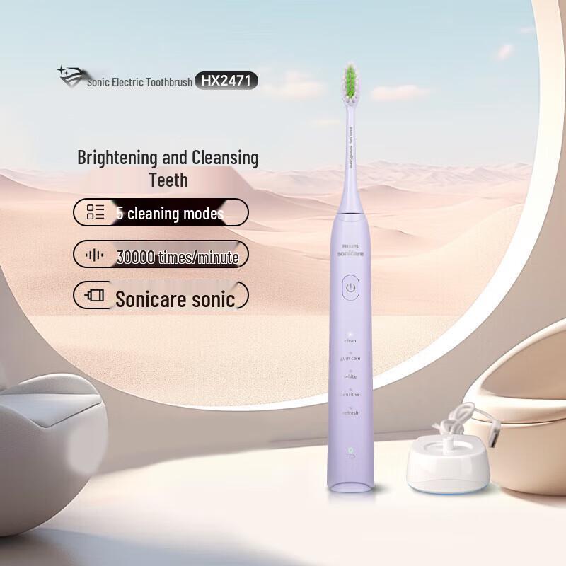 Philips Sonic Electric Toothbrush HX2471/02
Philips Sonic Electric Toothbrush HX2471/02