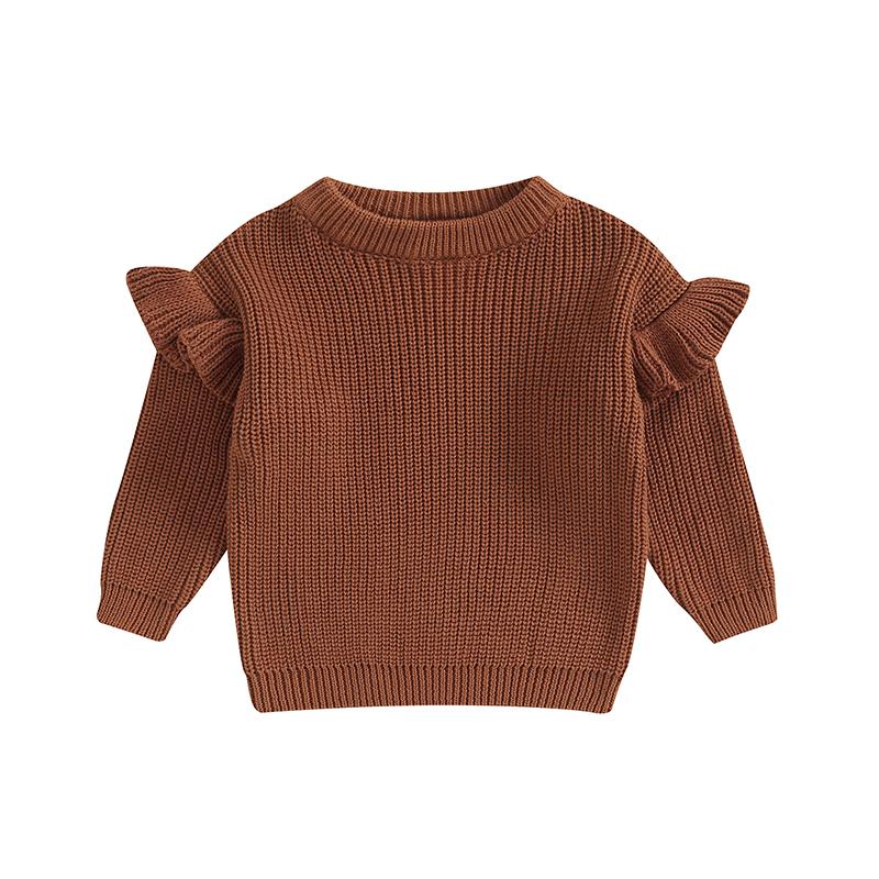 Baby Solid Color Ruffle Sweater Knitted Winter Baby Girl Clothes Round Neck Kid Toddler Girl Pullover Baby Outerwear 59 коричневый
Baby Solid Color Ruffle Sweater Knitted Winter Baby Girl Clothes Round Neck Kid Toddler Girl Pullover Baby Outerwear 59 коричневый