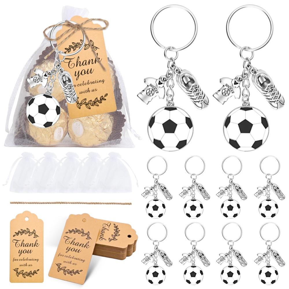 10 Piece Alloy Football Keychain Set for Sports Games Party Carnival Birthday Wedding Father s Day Gift Commemoration
10 Piece Alloy Football Keychain Set for Sports Games Party Carnival Birthday Wedding Father s Day Gift Commemoration