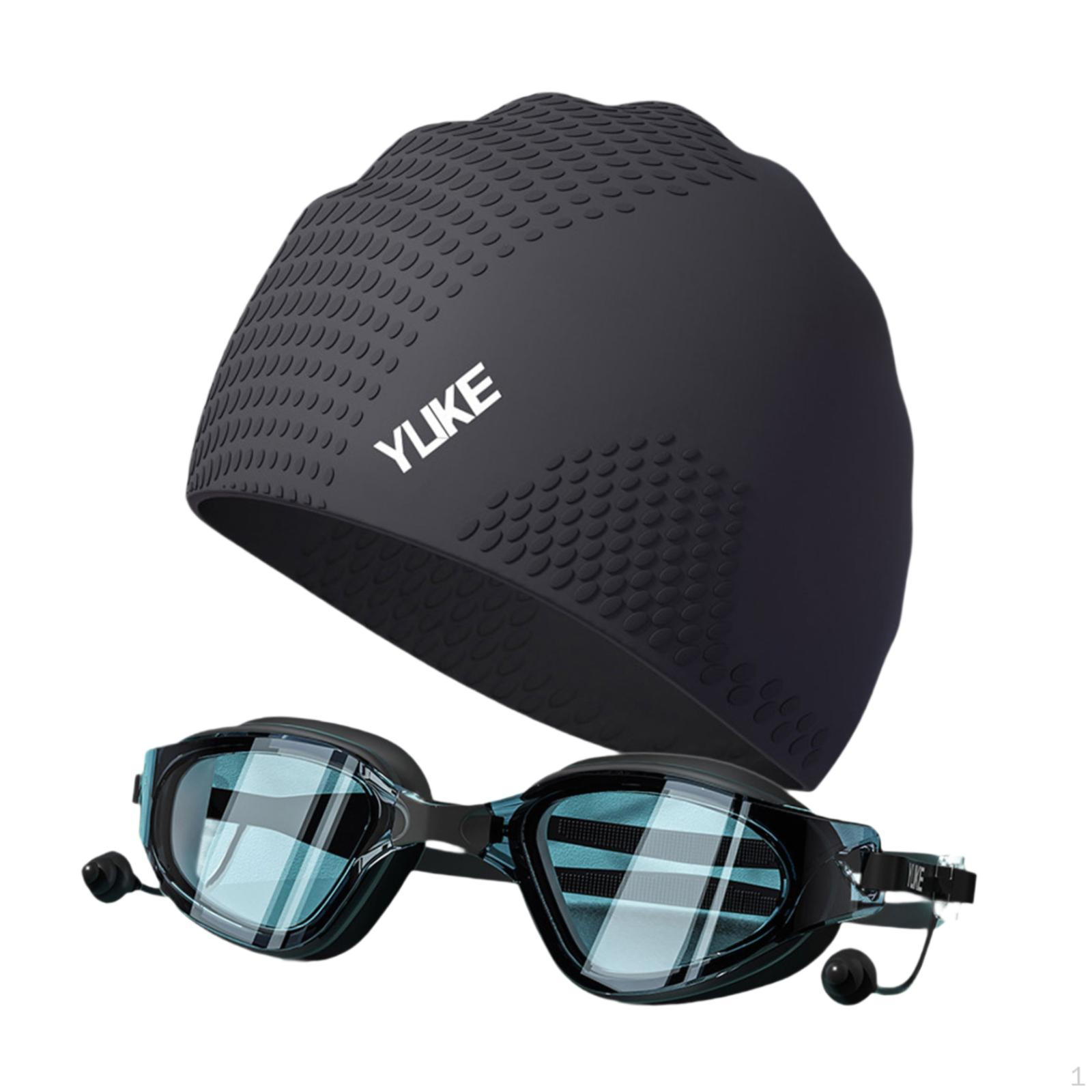 Плавальні окуляри з шапочкою для плавання Силіконові Легкі Водонепроникні Чіткий огляд Без протікання
Плавальні окуляри з шапочкою для плавання Силіконові Легкі Водонепроникні Чіткий огляд Без протікання