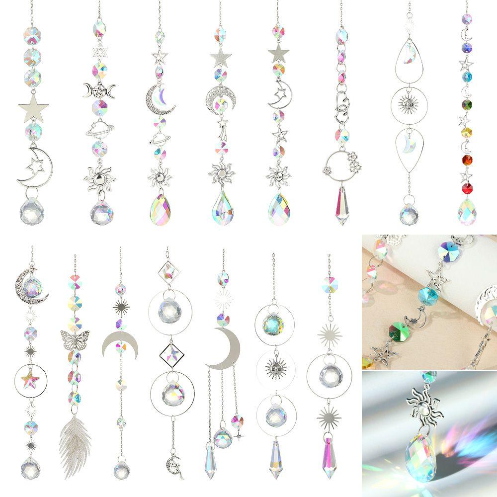Drop Ornament Home Decoration Hanging Prisms Pendant Star Moon Sun Catcher Crystal Wind Chime Type K
Drop Ornament Home Decoration Hanging Prisms Pendant Star Moon Sun Catcher Crystal Wind Chime Type K