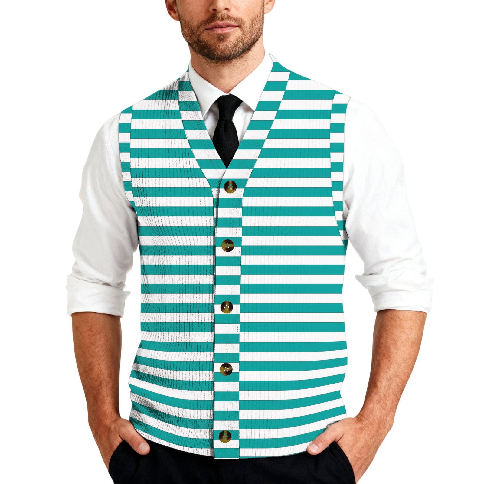 Чоловіча смугаста картата майка на ґудзиках, в язана сорочка без рукавів | Повсякденний жилет на ґудзиках без рукавів з коміром для щоденного носіння та як другий шар L
Чоловіча смугаста картата майка на ґудзиках, в язана сорочка без рукавів | Повсякденний жилет на ґудзиках без рукавів з коміром для щоденного носіння та як другий шар L