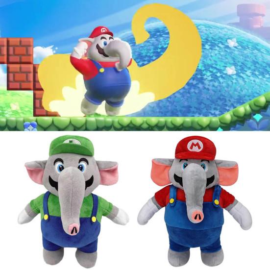 Elephant Plush Doll Anime Plumber Figure Cross-dressing Cute Elephant Plushies Companion Soothing Toy Soft Stuffed Animal Doll Collectible Plush 
Elephant Plush Doll Anime Plumber Figure Cross-dressing Cute Elephant Plushies Companion Soothing Toy Soft Stuffed Animal Doll Collectible Plush