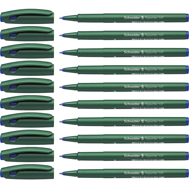schneider Schneider fiber pen top lighter 147 Topwriter Pen tip: 0.6mm blue 1 box 10 pieces set TPW1473
schneider Schneider fiber pen top lighter 147 Topwriter Pen tip: 0.6mm blue 1 box 10 pieces set TPW1473