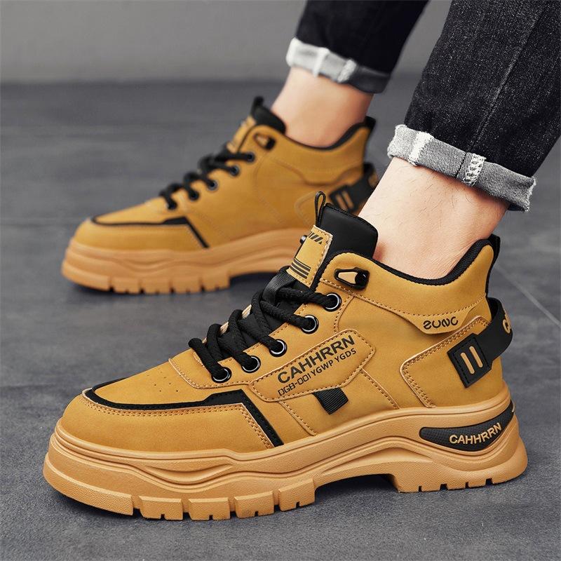 Men s shoes 2024 new autumn high-top leather boots men s retro non-slip and wear-resistant tooling short boots men s trendy Martin boots 44
Men s shoes 2024 new autumn high-top leather boots men s retro non-slip and wear-resistant tooling short boots men s trendy Martin boots 44