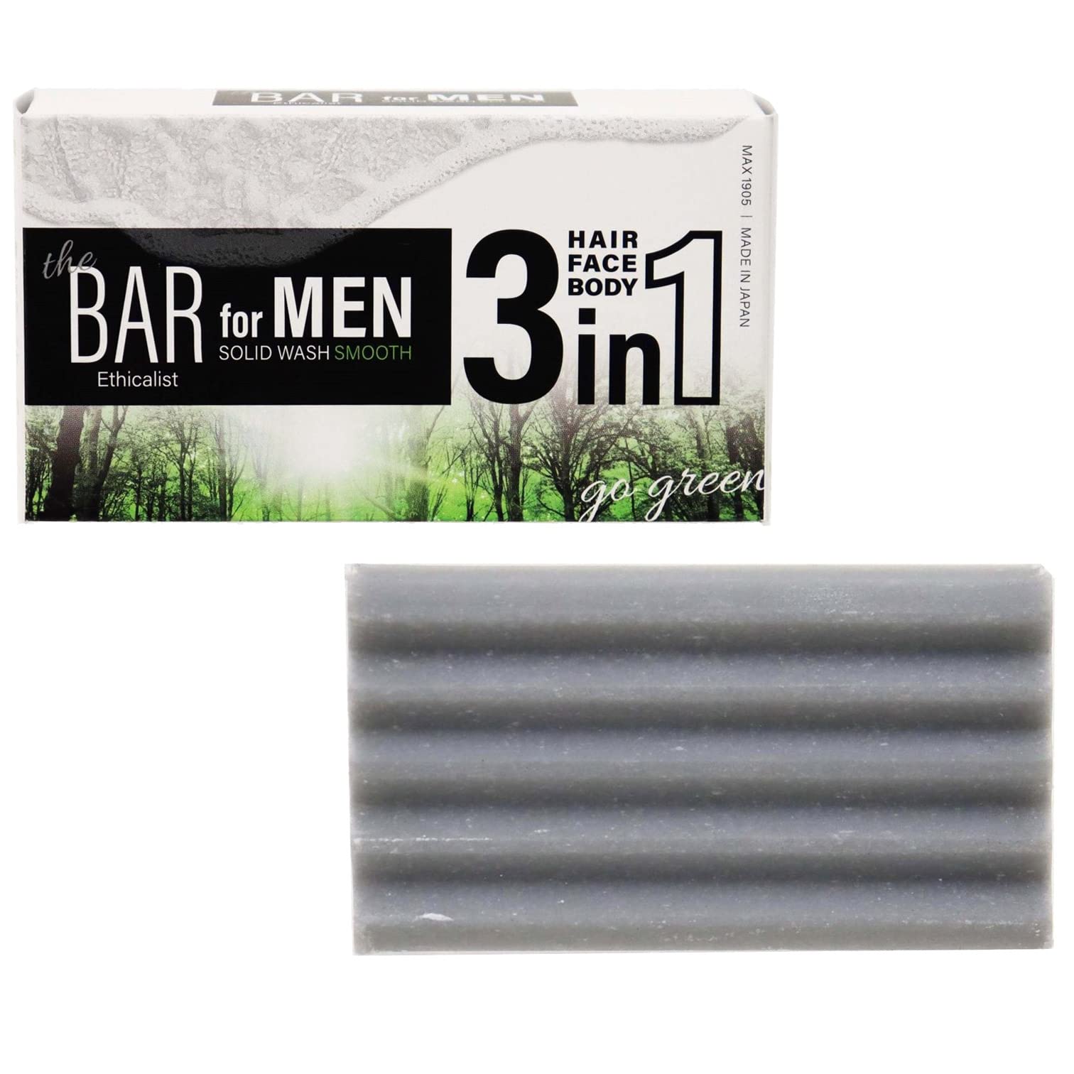 TheBAR MEN Твердый Твердый Для всего лица Содержит Твердый Умывалка Мята Сделано в Японии 3-в-1 Очищающее средство, Мыло, Шампунь, Для тела, Гель для душа, Все в одном, Увлажняющий,
TheBAR MEN Твердый Твердый Для всего лица Содержит Твердый Умывалка Мята Сделано в Японии 3-в-1 Очищающее средство, Мыло, Шампунь, Для тела, Гель для душа, Все в одном, Увлажняющий,
