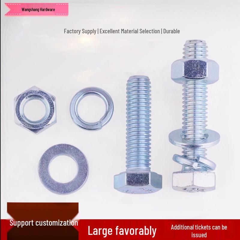 Grade 4.8 Galvanized Hexagon Bolts & Screws, M5-M36, GB30 M6 x 16, pack of 300
Grade 4.8 Galvanized Hexagon Bolts & Screws, M5-M36, GB30 M6 x 16, pack of 300