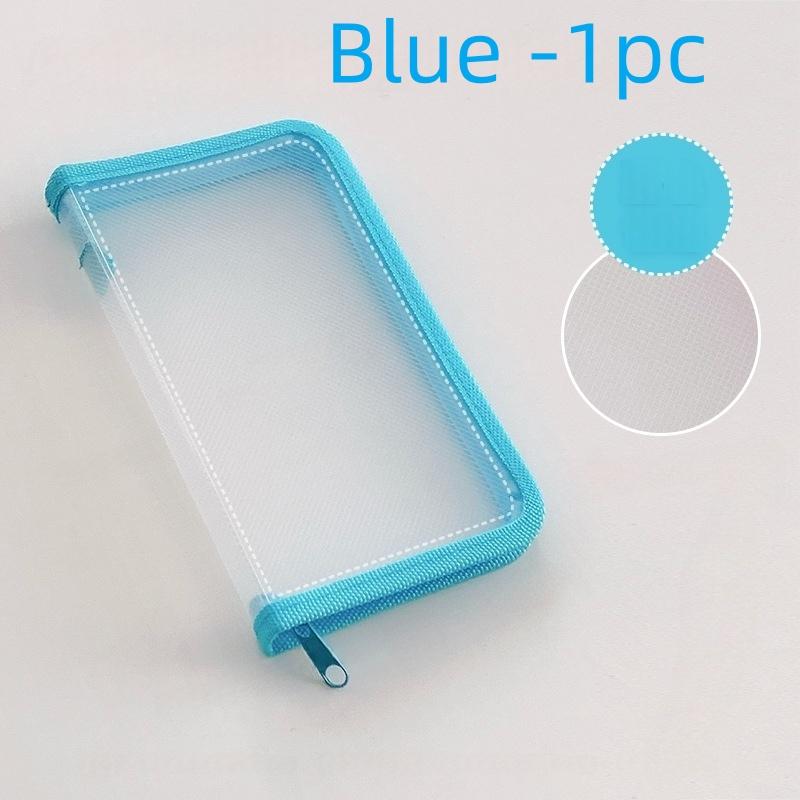 1pc Portable A6 Durable PP Material Zipper File Bag, Transparent File Storage Box, Suitable for Daily Use in Offices and Schools синий
1pc Portable A6 Durable PP Material Zipper File Bag, Transparent File Storage Box, Suitable for Daily Use in Offices and Schools синий