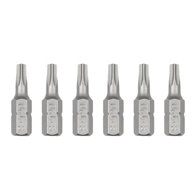 6 Piece Steel Tamper Resistant Bit Set 1/4 Hexagonal Shank Magnetic Screwdriver Bit For Various Applications
6 Piece Steel Tamper Resistant Bit Set 1/4 Hexagonal Shank Magnetic Screwdriver Bit For Various Applications