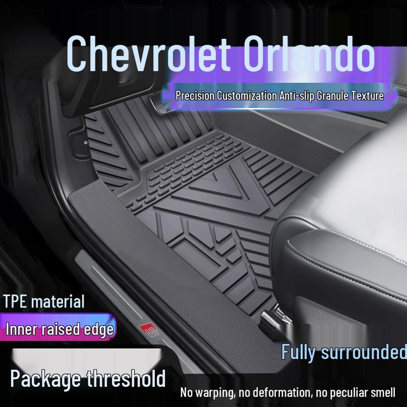 TPE коврики для Chevrolet Orlando с полным покрытием, грязезащитные, с защитой порога Upgraded Single Layer
TPE коврики для Chevrolet Orlando с полным покрытием, грязезащитные, с защитой порога Upgraded Single Layer