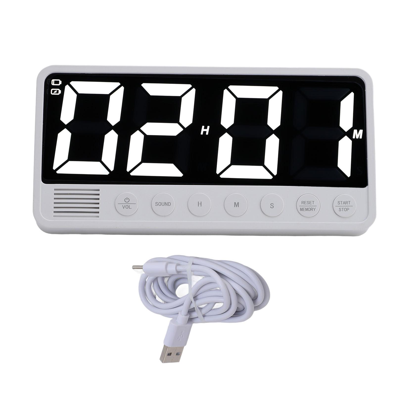 Digital Kitchen Timer LED Large Screen Magnetic Countdown Countup Timer for Study Work Exercise
Digital Kitchen Timer LED Large Screen Magnetic Countdown Countup Timer for Study Work Exercise