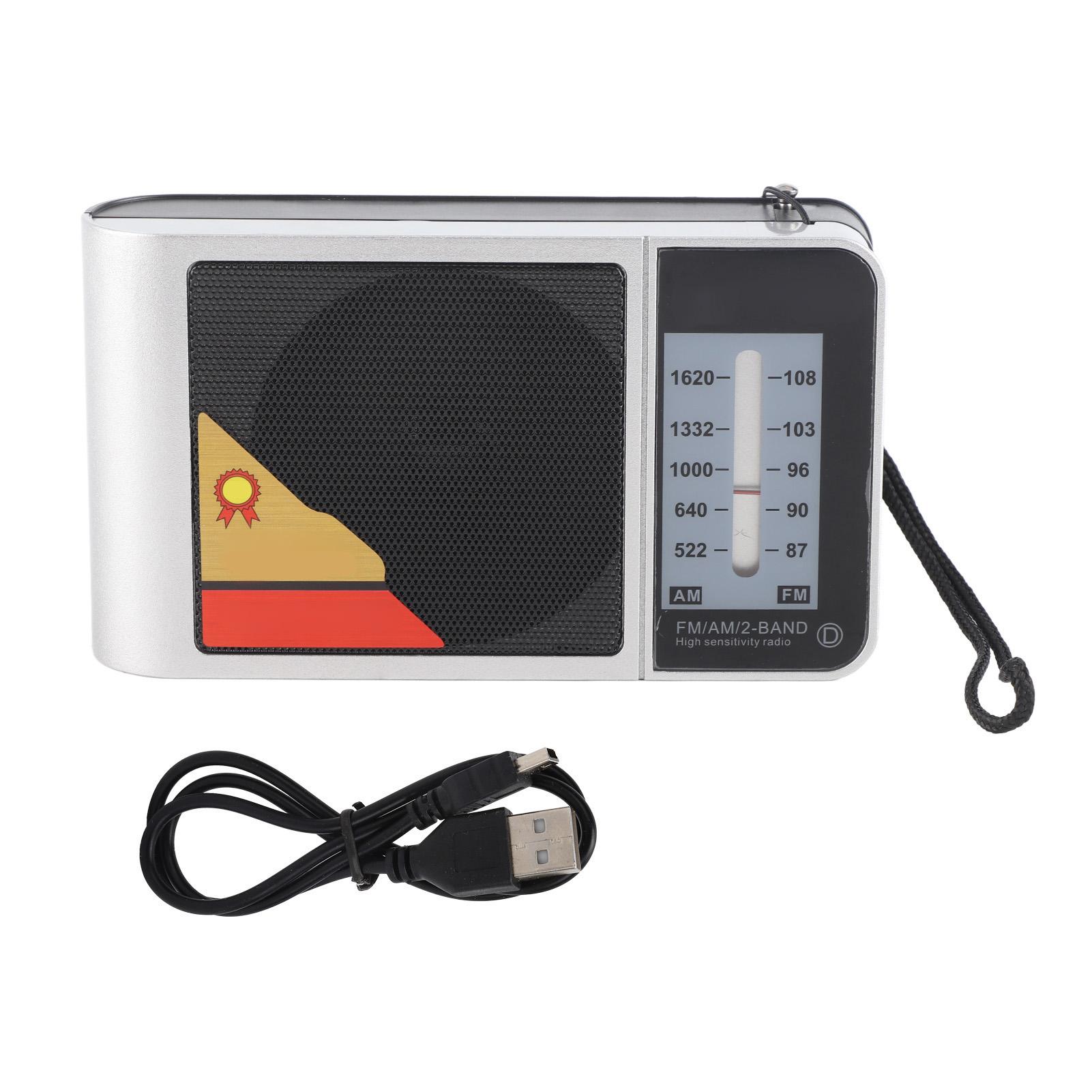 D‑9902 Портативный радиоприемник Mini FM AM Dual Bands с сильным приемом сигнала, серебристый
D‑9902 Портативный радиоприемник Mini FM AM Dual Bands с сильным приемом сигнала, серебристый