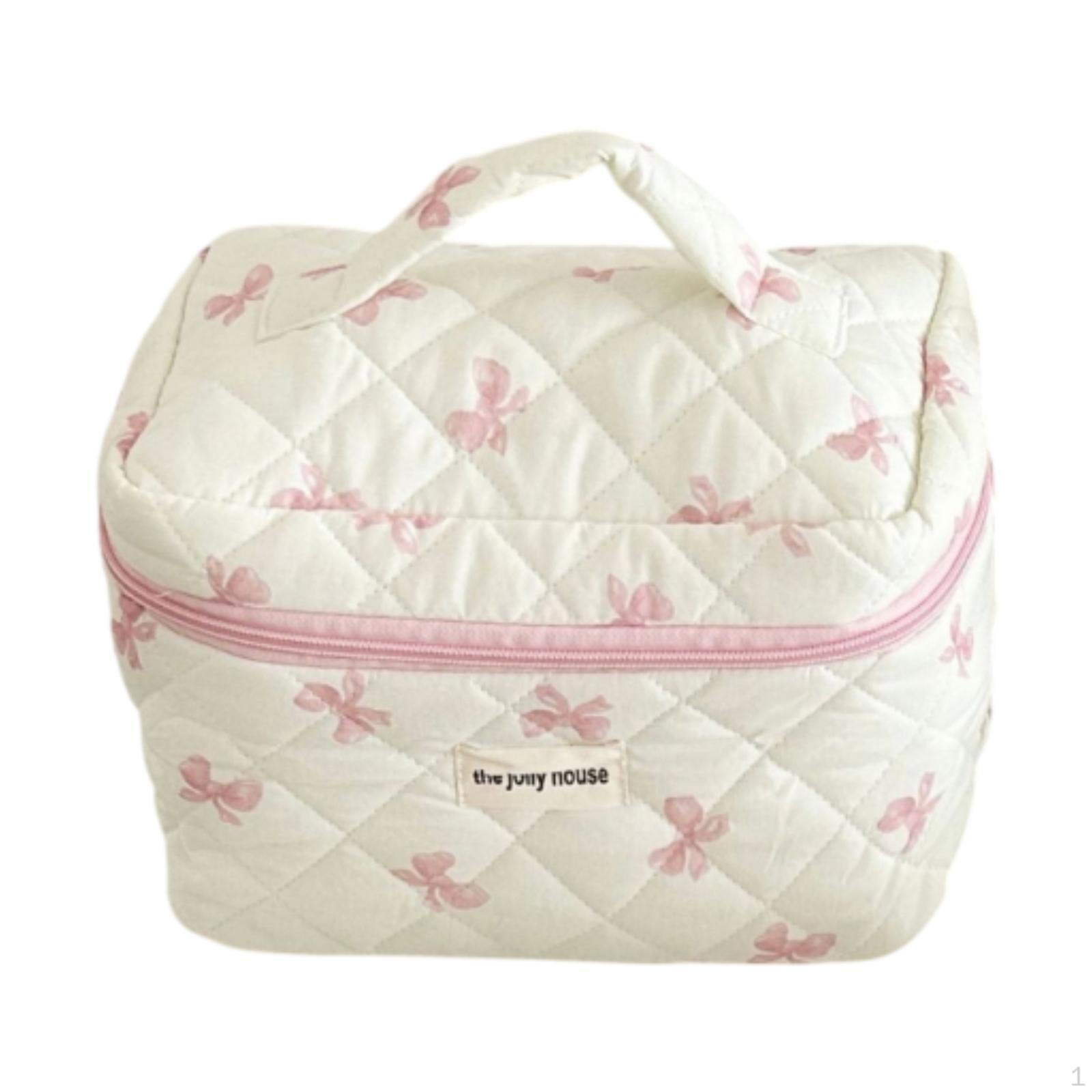 Цветочная косметичка косметичка органайзер для мытья туалетных принадлежностей для семьи pink