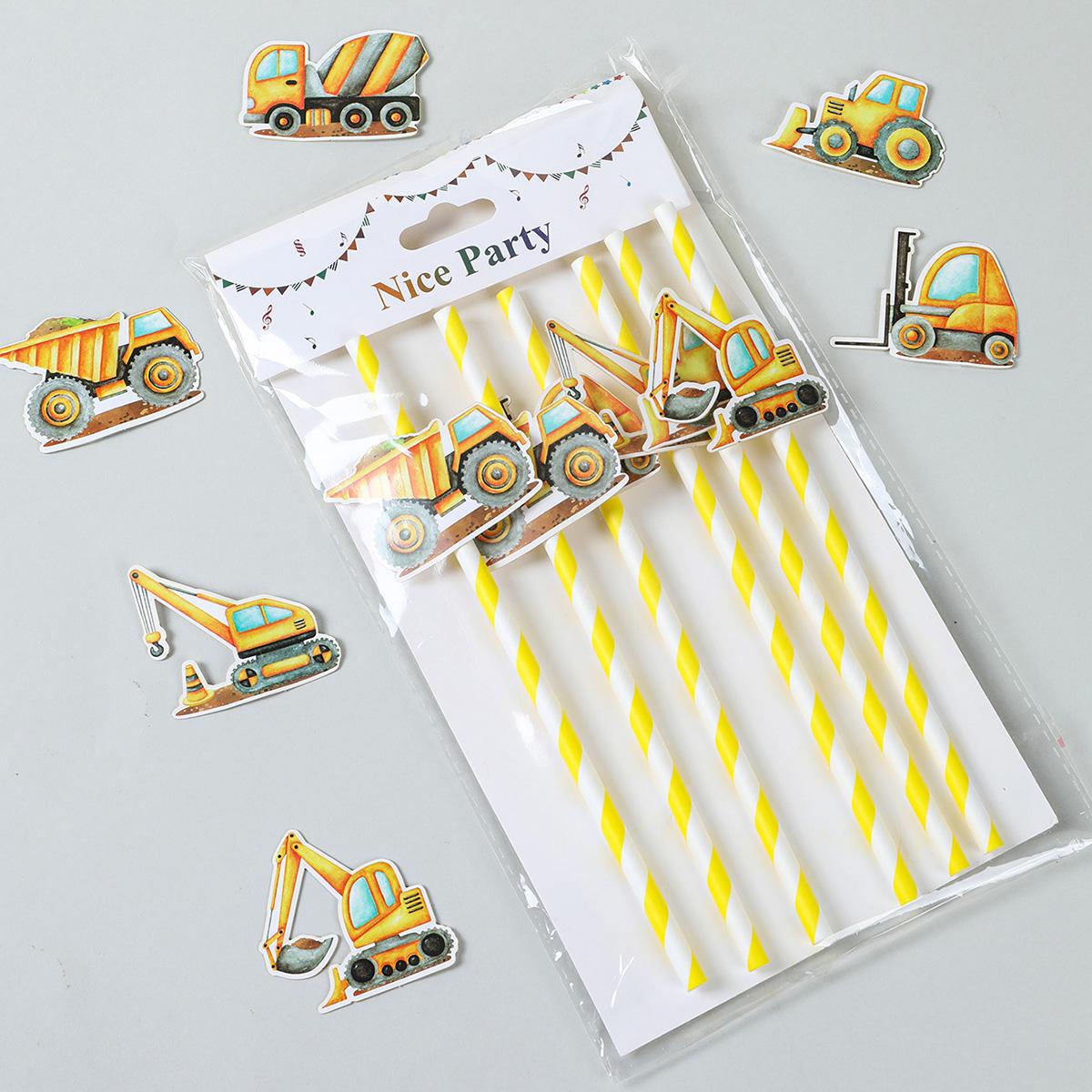 6Pcs Engineering Vehicle Straw Baby Shower Supplies 1st Kids Birthday Party Decoration 2024 For Home DIY Craft Kids Favors Gift
6Pcs Engineering Vehicle Straw Baby Shower Supplies 1st Kids Birthday Party Decoration 2024 For Home DIY Craft Kids Favors Gift