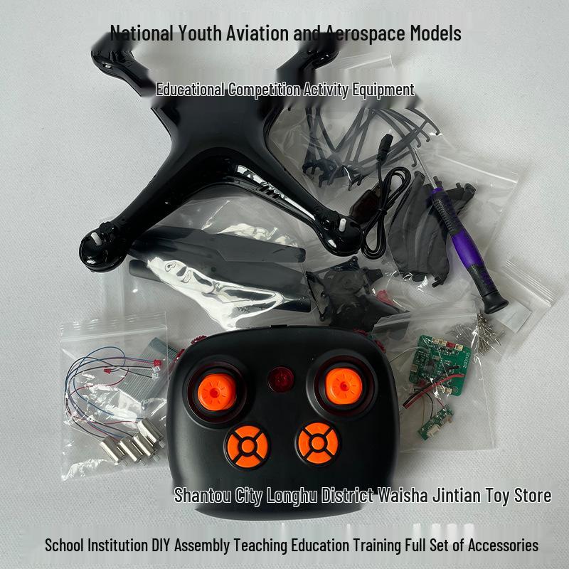 DIY Educational Drone Assembly Course: Remote Control Aircraft Model Training for Science and Aviation Enthusiasts. Single Battery
DIY Educational Drone Assembly Course: Remote Control Aircraft Model Training for Science and Aviation Enthusiasts. Single Battery