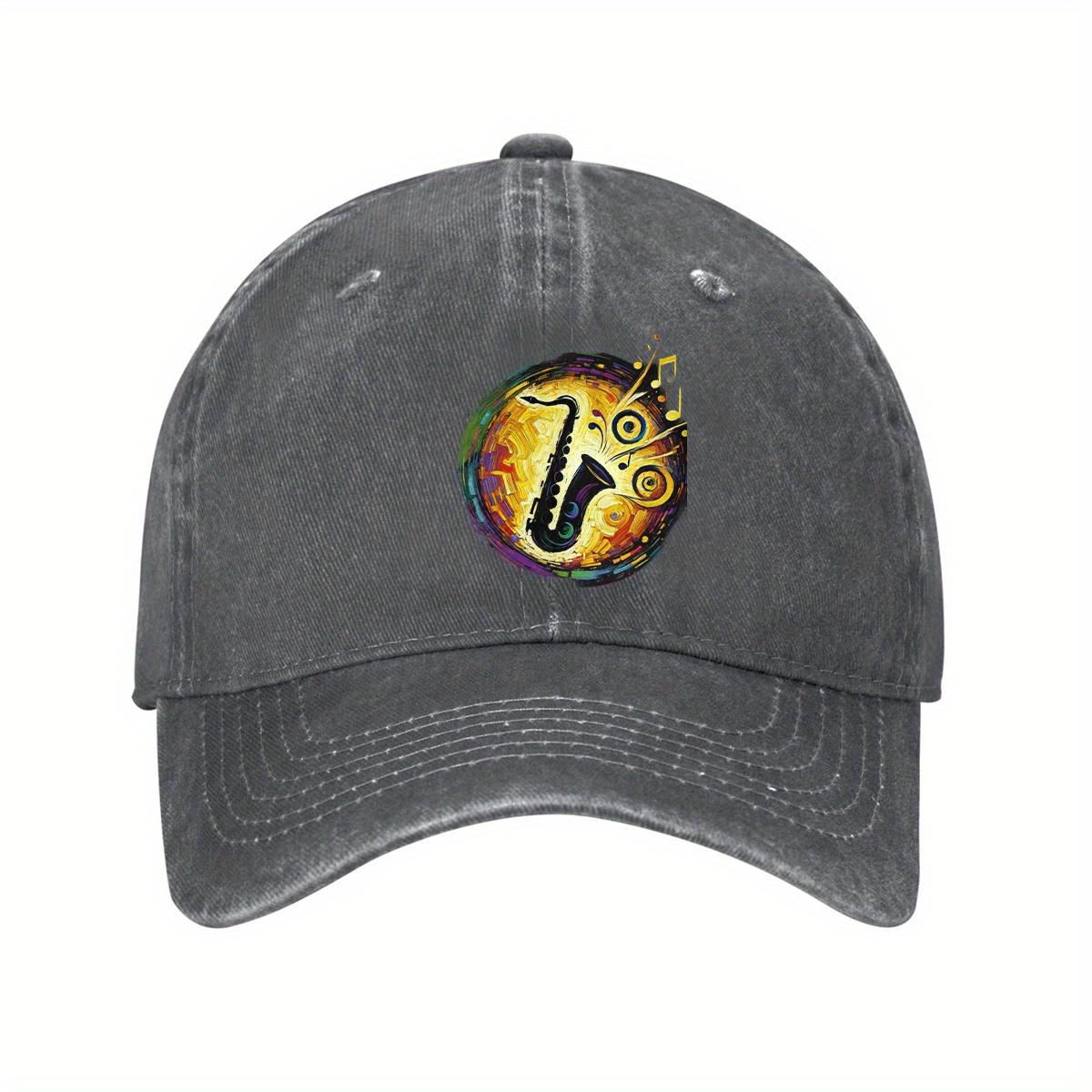 Abstract Saxophone Music Jazz Baseball Cap Distressed Denim Dad Hat Casual Outdoor Adjustable Cap One Size
Abstract Saxophone Music Jazz Baseball Cap Distressed Denim Dad Hat Casual Outdoor Adjustable Cap One Size