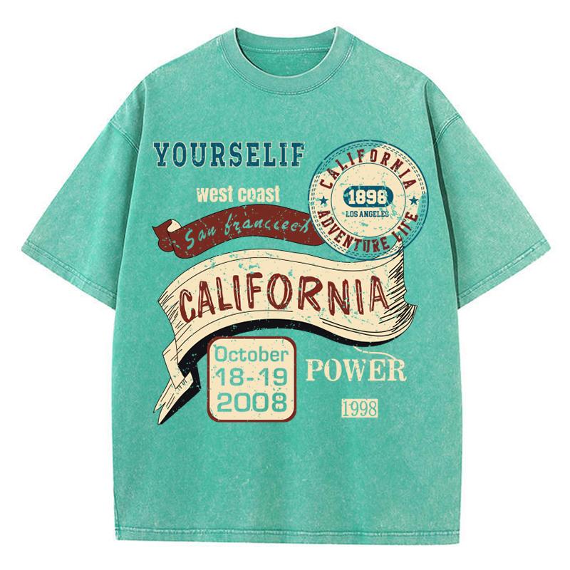 Women Cotton Washed T-Shirts Trend O-Neck Distressed Tees California Yourself Letter Print Short Sleeve Summer Clothes 3XL
Women Cotton Washed T-Shirts Trend O-Neck Distressed Tees California Yourself Letter Print Short Sleeve Summer Clothes 3XL