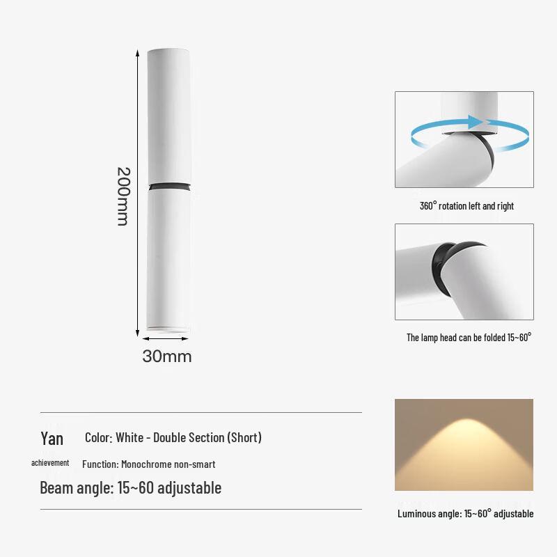 NuFeng Surface-Mounted Adjustable LED Spotlight
NuFeng Surface-Mounted Adjustable LED Spotlight