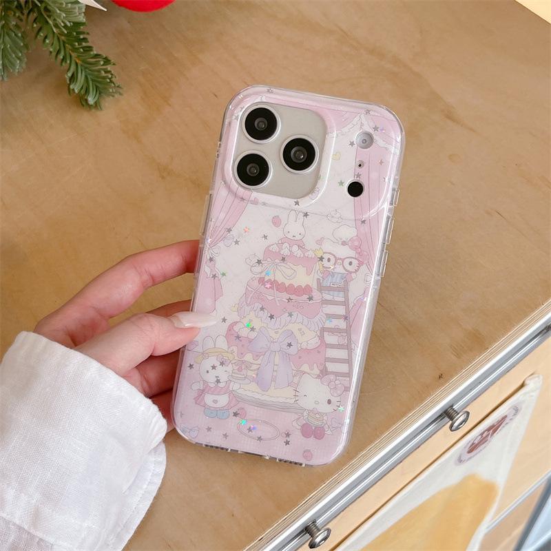 Soft Cute Cake Cat Rabbit Double Layer Phone Case for iPhone 17, Apple 16 Pro Max, 15, 14 - Women s Edition iPhone 14
Soft Cute Cake Cat Rabbit Double Layer Phone Case for iPhone 17, Apple 16 Pro Max, 15, 14 - Women s Edition iPhone 14